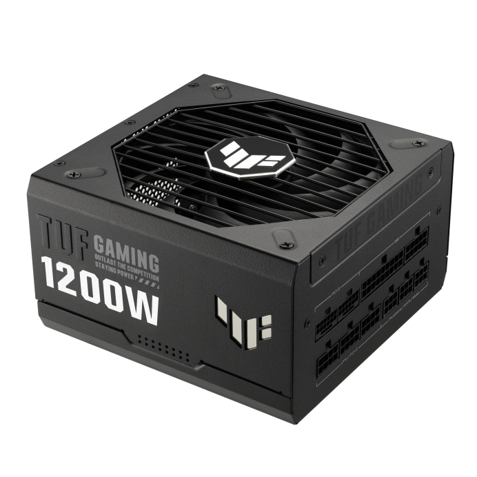 ASUS TUF Gaming 1200W Fully Modular Power Supply, 80 Plus Gold Certification, ATX12V, 135mm Axial Tech Fan Black ASUS TUF Gaming 1200W Fully Modular Power Supply, 80 Plus Gold Certification, ATX12V, 135mm Axial Tech Fan Black